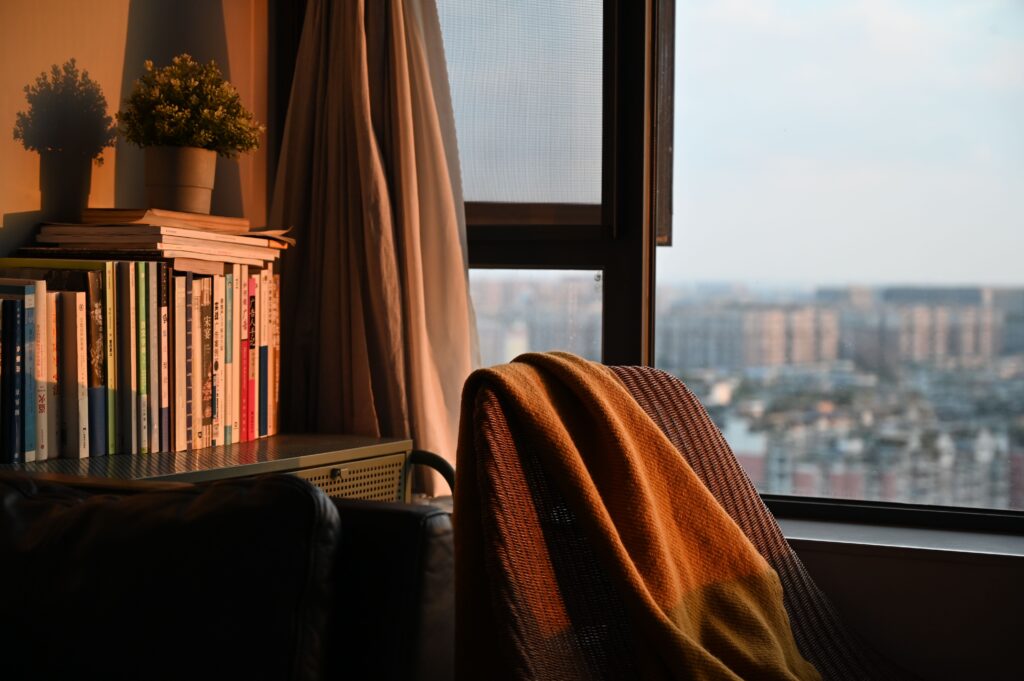 cozy reading corner